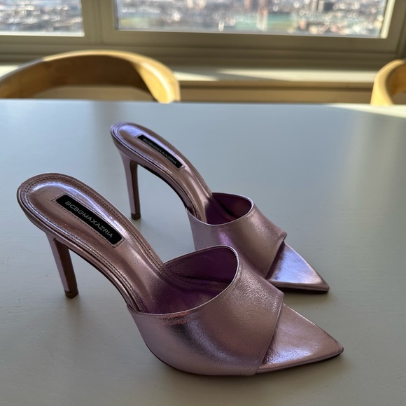 NEW BCBGMaxazria Dana Sandal Pink - Picture 3 of 5